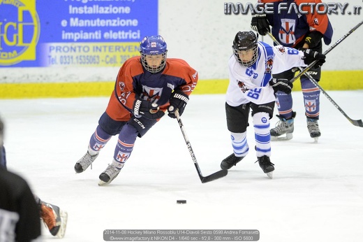 2014-11-08 Hockey Milano Rossoblu U14-Diavoli Sesto 0598 Andrea Fornasetti